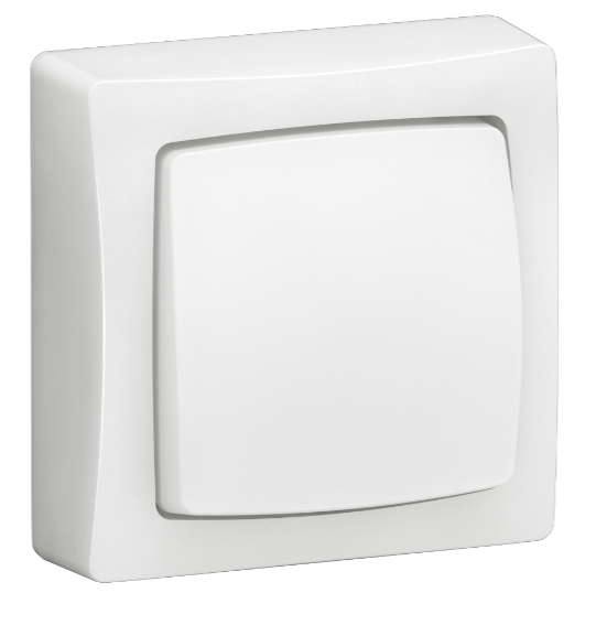 LEGRAND Transformeur 3 en 1 interrupteur va-et-vient ou poussoir Appareillage Saillie complet blanc avec bornes automatiques 086001L
