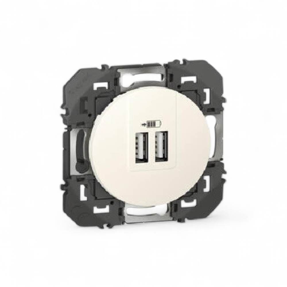 double-chargeur-usb-type-a-dooxie-2-4a-finition-blanc-600343