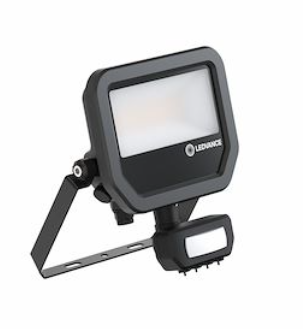 LEDVANCE - Projecteur Floodlight LED 17W 4000K° Noir IP65 avec Détecteur - 309526