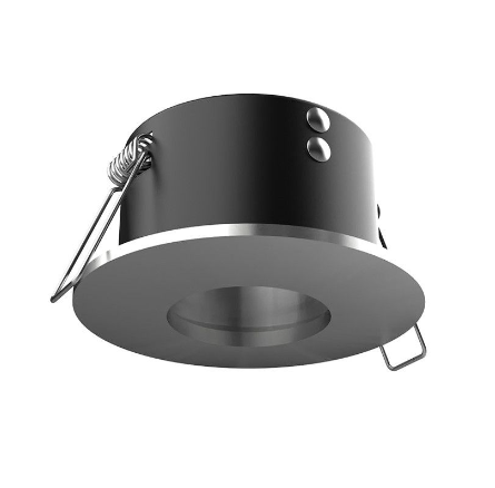 MIIDEX - Support de spot BBC Rond Etanche Etain brossé dia.85 mm IP65 - REF - 7720