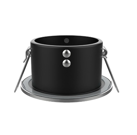 MIIDEX - Support de spot BBC Rond Etanche Etain brossé dia.85 mm IP65 - 7720