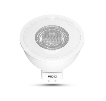 MIIDEX - Ampoule Led GU5.3 dimmable en céramique pour Spot - 6W - 3000k  100576