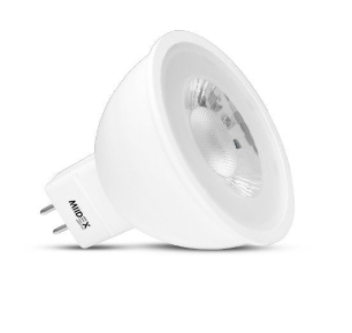 MIIDEX - Ampoule Led GU5.3 dimmable en céramique pour Spot - 6W - 3000k - 100576