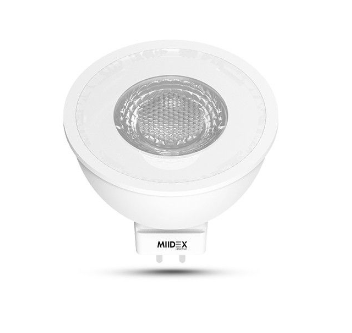 MIIDEX - Ampoule LED GU5.3 Spot 6W 4000K 38° Dimmable - 100577
