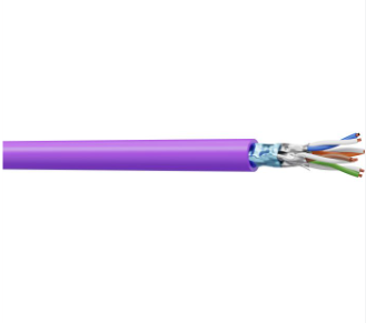 ADALTRA - Câble Ethernet catégorie 6A F-FTP - Violet - LSZH Sans terminaison LSZH - Bobine 100m - F5554SH1