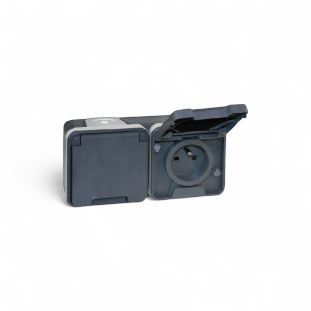 eur-ohm-double-prise-horizontale-2p-t-16a-saillie-oxxo-gris-etanche-60841