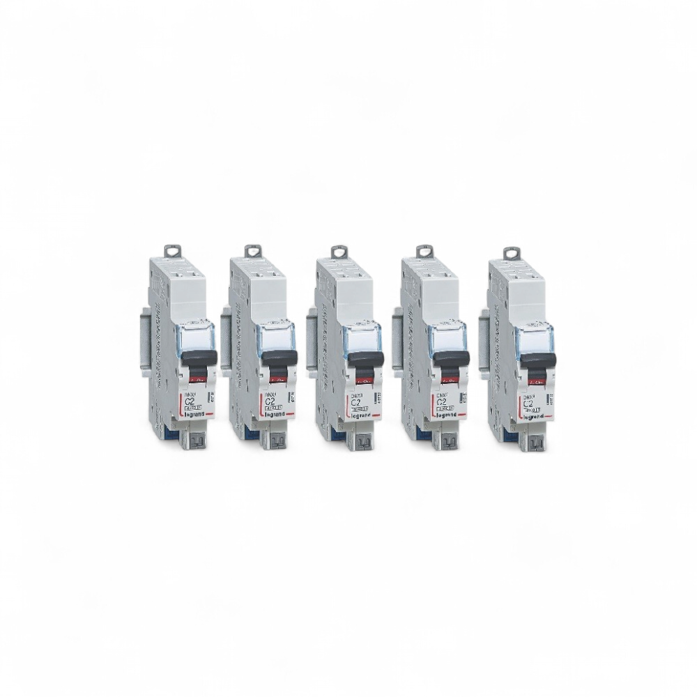 lot-legrand-5-disjoncteurs-dnx-courbe-c-2a-auto-ref-406780