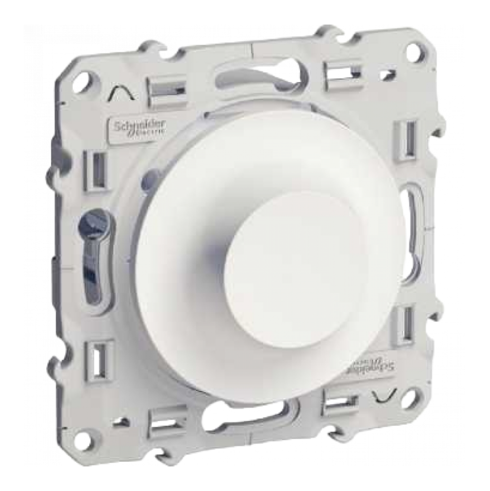 SCHNEIDER ELECTRIC - Odace variateur pour transformateur électronique Blanc - 2 fils - REF S520515B