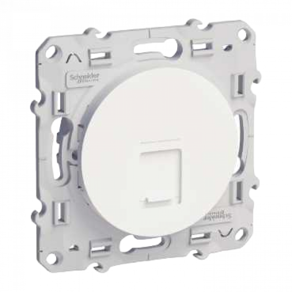 schneider-electric-odace-prise-rj45-blanc-grade-3-multimedia-cat-6-stp-a-vis-ref-s520476