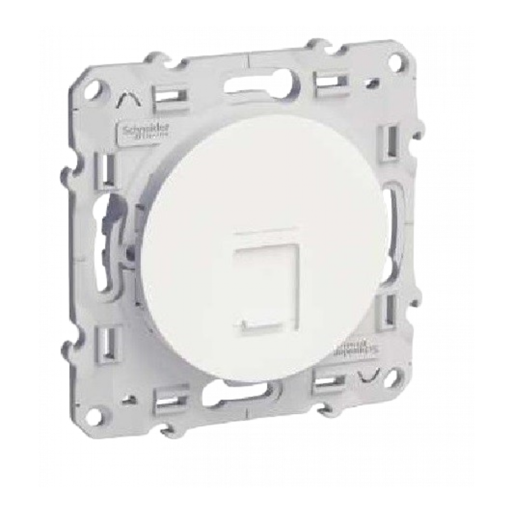 SCHNEIDER ELECTRIC LOT de 10 Prises RJ45 Odace - grade 3 cat. 6 UTP à vis - S520476