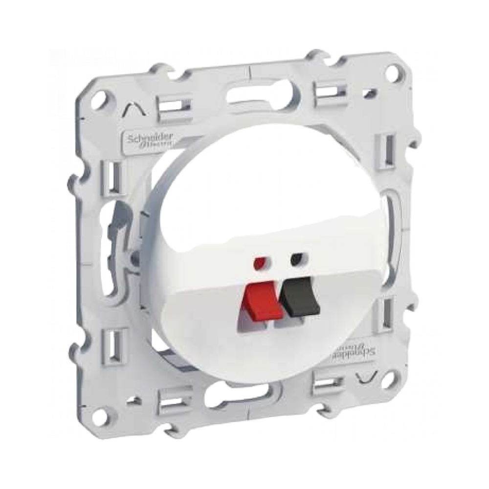 SCHNEIDER ELECTRIC - Odace prise haut parleur 1 sortie - REF S520487