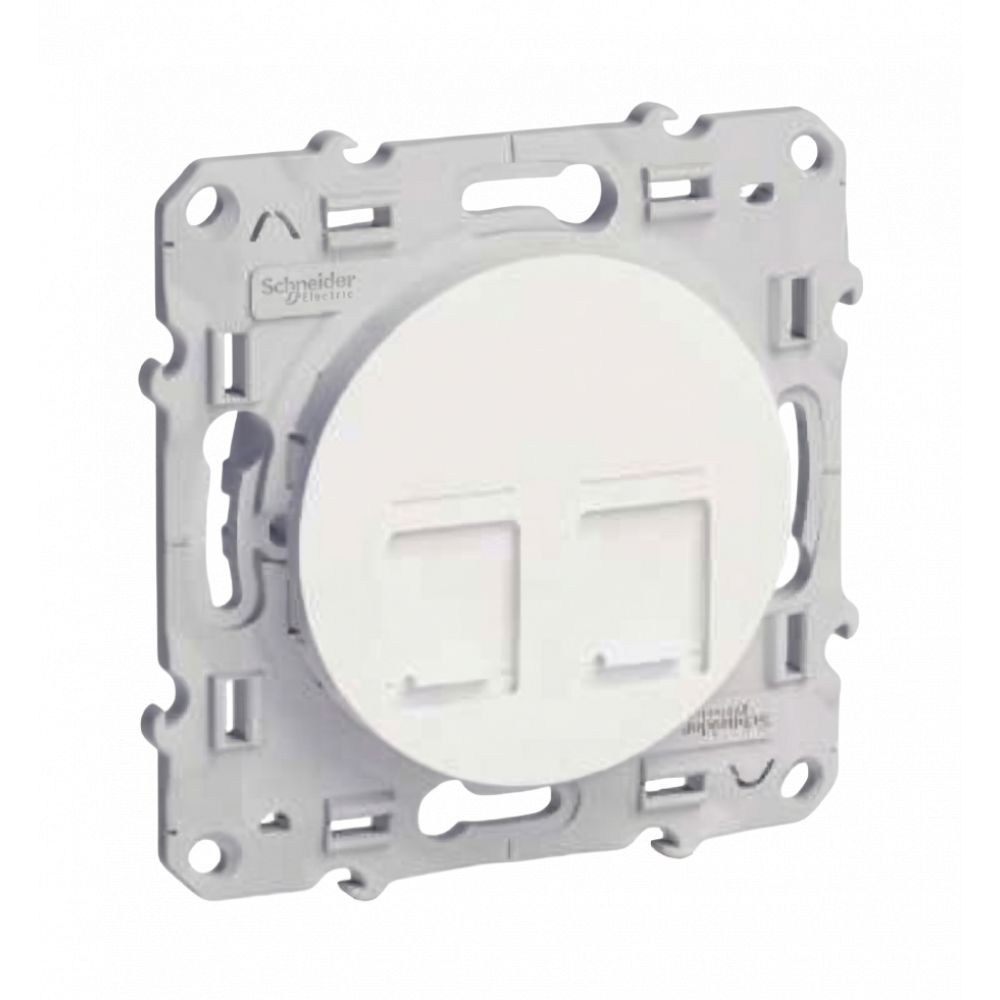 schneider-electric-odace-prise-double-rj45-blanc-grade-1-telephone-informatique-cat-6-utp-ref-s520485