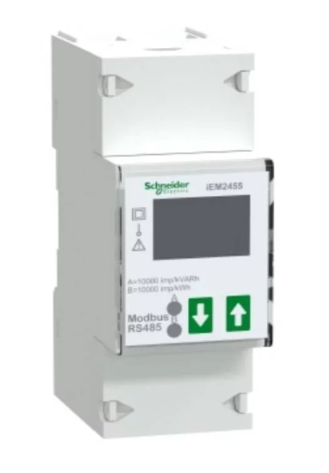 Compteur d'énergie monophasé Acti9 IEM2455 Schneider Electric - 100A - Modbus - Certifié MID