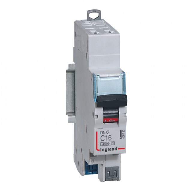 Legrand 406783 – Disjoncteur DNX³ Phase   Neutre 16A courbe C – Bornes automatiques – 1 module