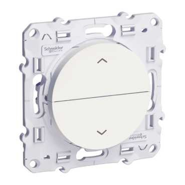 Poussoir volet roulant Odace blanc Schneider S520207