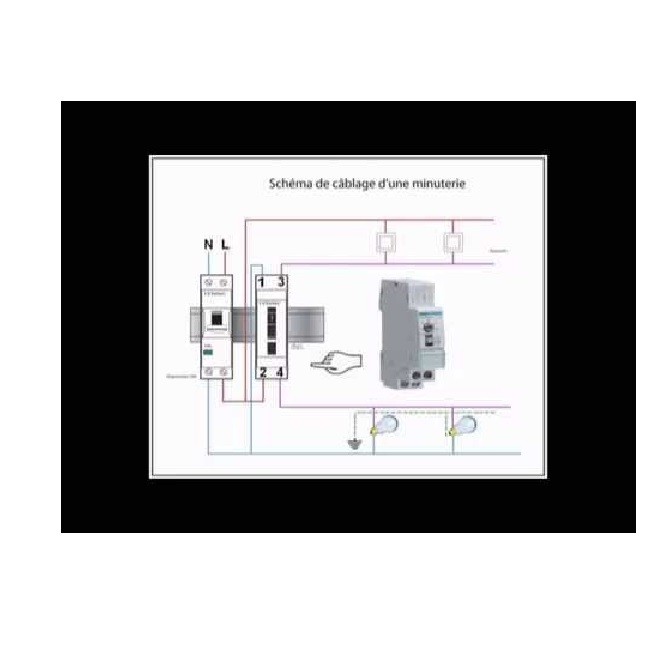 Minuterie simple temporisation • EMN001