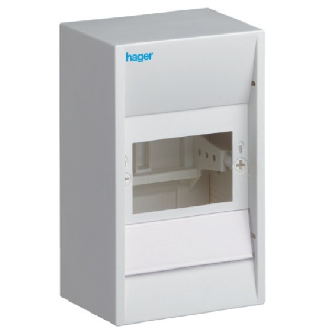 Hager GD104A – Coffret cache-borne saillie 4 modules