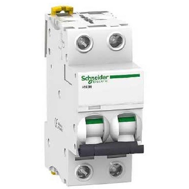 Disjoncteur Schneider Electric A9F77210 Acti9 iC60N 2P 10 A courbe C