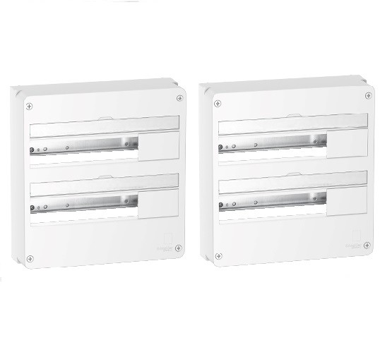 Coffret Schneider Resi9 R9H18402 à 2 rangées