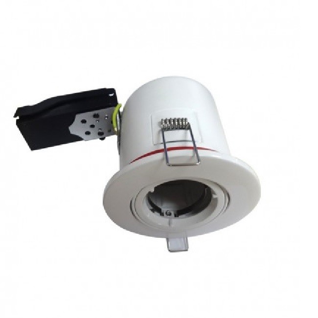 Support spot orientable Miidex 7719 blanc avec douille GU10