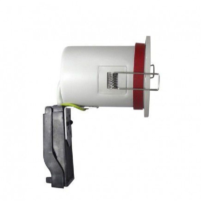 Support spot orientable Miidex 7719 blanc avec douille GU10, vue 2