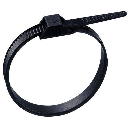 KLAUKE - Colliers de câblage standard Noir - Réf - L-3.5-145-0