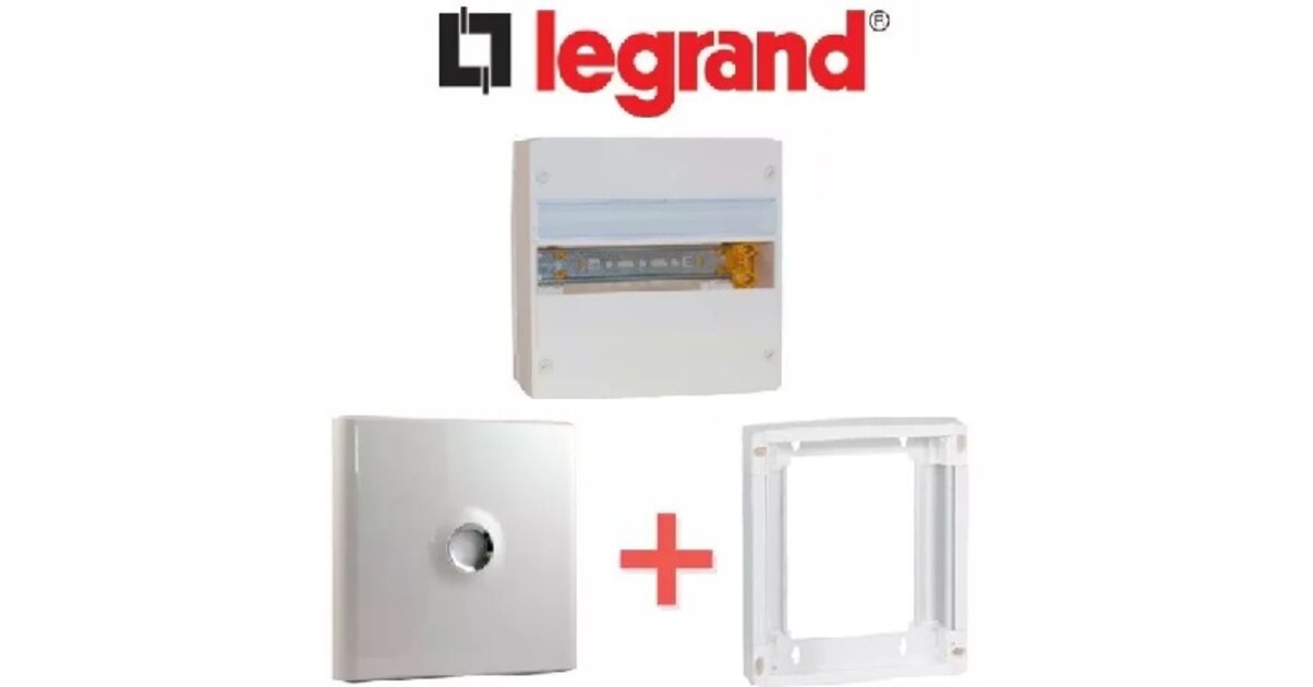 LEGRAND - PACK Coffret 13 modules 1 rangée 401211 + Porte 401231 ...