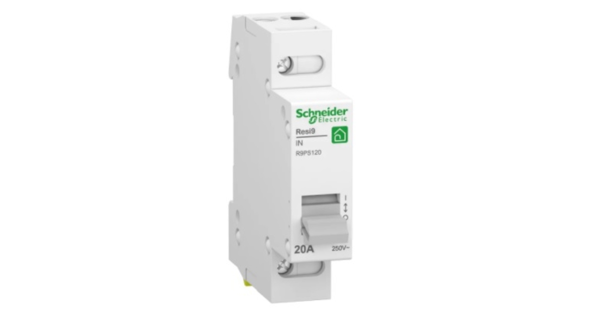SCHNEIDER ELECTRIC [DOMA45C20] Interruttore magnetotermico 1P+N C 20A 4500A