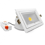 MIIDEX - Spot LED Rectangulaire Orientable - 30W - 3000°K - Réf - 7690
