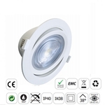 MIIDEX - Spot LED SMD Orientable 18W 4000°K - Réf - 763623