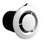 Bouche dextraction Ø125 avec manchon placo 3 griffes