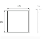 LITED - Panneau LED 36W 4000K-FRO6060-002