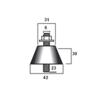 CBM Plot intermédiaire pour goulotte de climatisation CLI04442