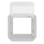 LEGRAND - Adapateur Etanche Plexo composable pour fonction Mosaic - volet transparent 069580L