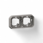 legrand-support-plaque-etanche-pour-montage-encastre-2-postes-plexo-gris-069683l