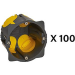 LEGRAND Distribox Eco Batibox - Lot de 100 boîtes - profondeur 50mm 080013L