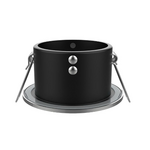 MIIDEX - Support de spot BBC Rond Etanche Etain brossé dia.85 mm IP65 - 7720