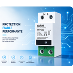 ADEE Parafoudre bipolaire VARIO compact monobloc VAR15GT5EF - déconnecteur associé intégré - 70058