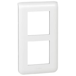 Plaque Legrand Mosaic 2x6 Modules Horizontale Alu - Réf 79036 - Neuf Sous Emballage - 230V