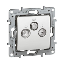 Niloé Plaque Simple 1 Poste Lin - 665011 - Legrand - Foto 12