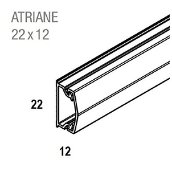 Goulotte de câblage - max. 75 x 17 mm  CAP series - Elettrocanali - en PVC  / de sol