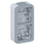 legrand boitier plexo composable gris verticale 2 postes 069661
