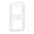 LEGRAND - Plaque de finition verticale Mosaic pour 2x2 modules blanc - REF 078822L