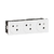 Legrand Mosaic Prise Triple 2P+T surface 077143L