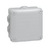 LEGRAND Boîte de dérivation carrée Plexo dimensions 105x105x55mm - gris RAL7035 092022