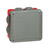 LEGRAND Boîte de dérivation carrée Plexo dimensions 105x105x55mm - gris RAL7035 092025