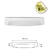 MIIDEX MIIDEX - Reglette LED salle de bain - Tube S19 - Blanc - 100312