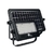 MIIDEX - PROJECTEUR LED SOLAIRE NOIR + IR CREPUSCULAIRE - IP44 10W - 1100 lm - 4000K - 80802