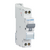 Hager Disjoncteur Phase + Neutre 16A 3kA Courbe C bornes à vis 1 Module MFN716
