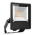 MIIDEX - Projecteur LED Plat - 10W - Noir - CCT  - REF - 100738
